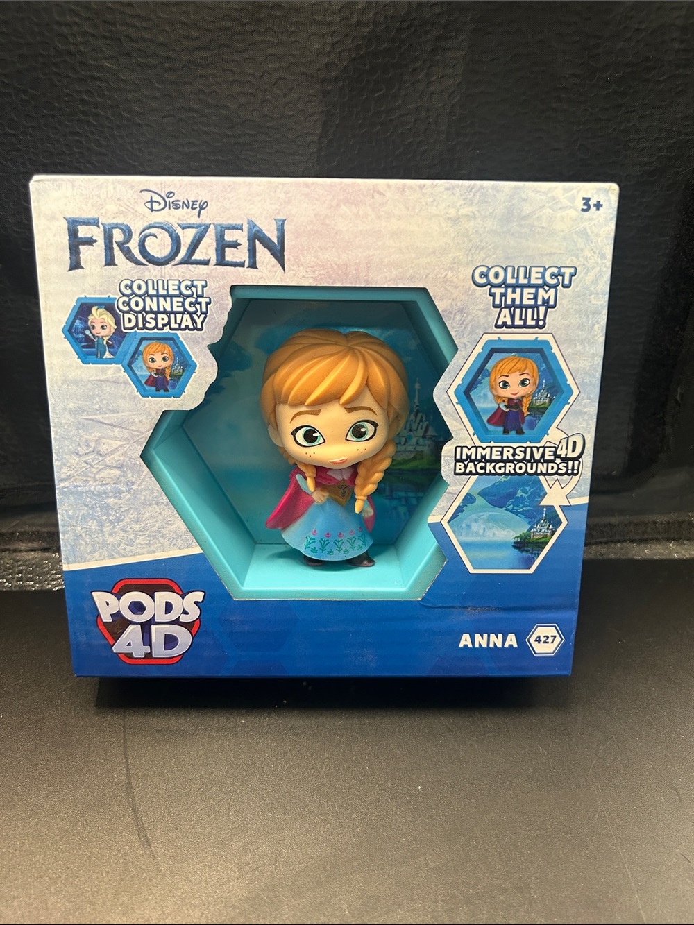 Disney Anna Pods 4D Collectible Figure - Blue and Brown